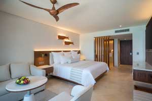 The Deluxe Tropical View Balcony at Mirabel Cancun